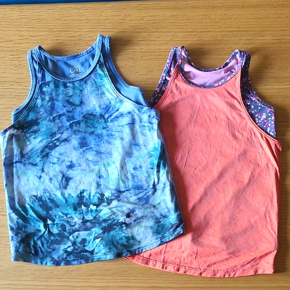 Athleta Kids Tank Tops - Set Of 2 - Multicolor and Orange